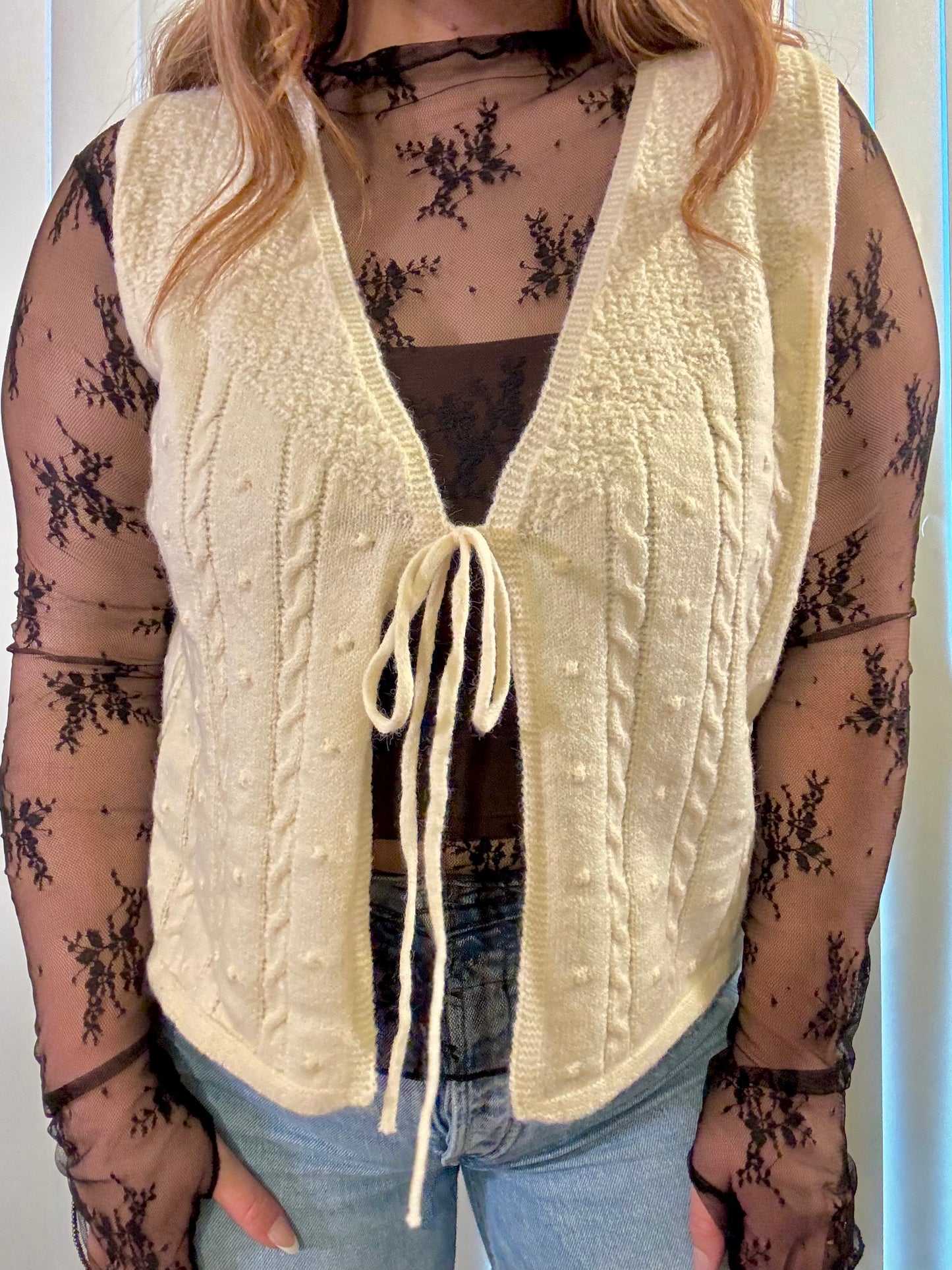 Tie The Knot Sweater Vest